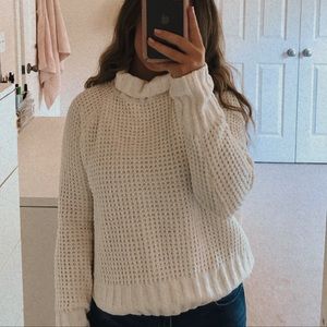Knit White Sweater